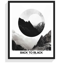 Back to Black No. 012 Art Poster Artcohr | Art for Creatives 2