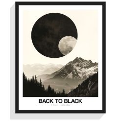 Back to Black No. 013 Art Poster Artcohr | Art for Creatives 2
