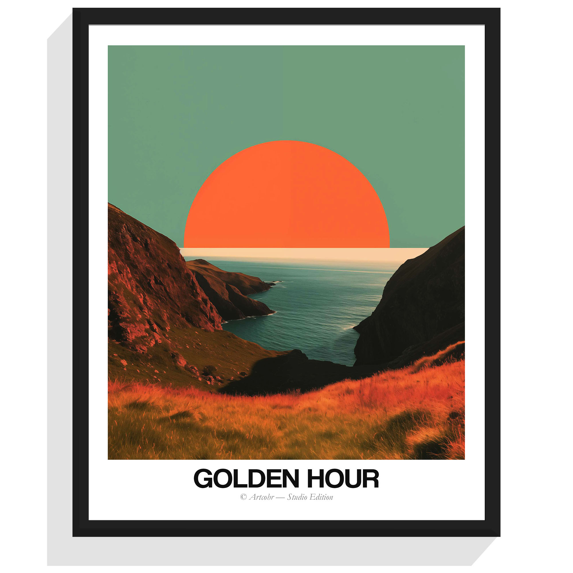 Golden Hour No. 095 Art Poster Artcohr | Art for Creatives 2 Golden Hour No. 095 Art Poster Artcohr | Art for Creatives 2