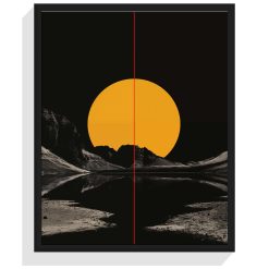 Golden Hour No. 130 Art Poster Artcohr | Art for Creatives 1