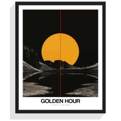 Golden Hour No. 130 Art Poster Artcohr | Art for Creatives 2