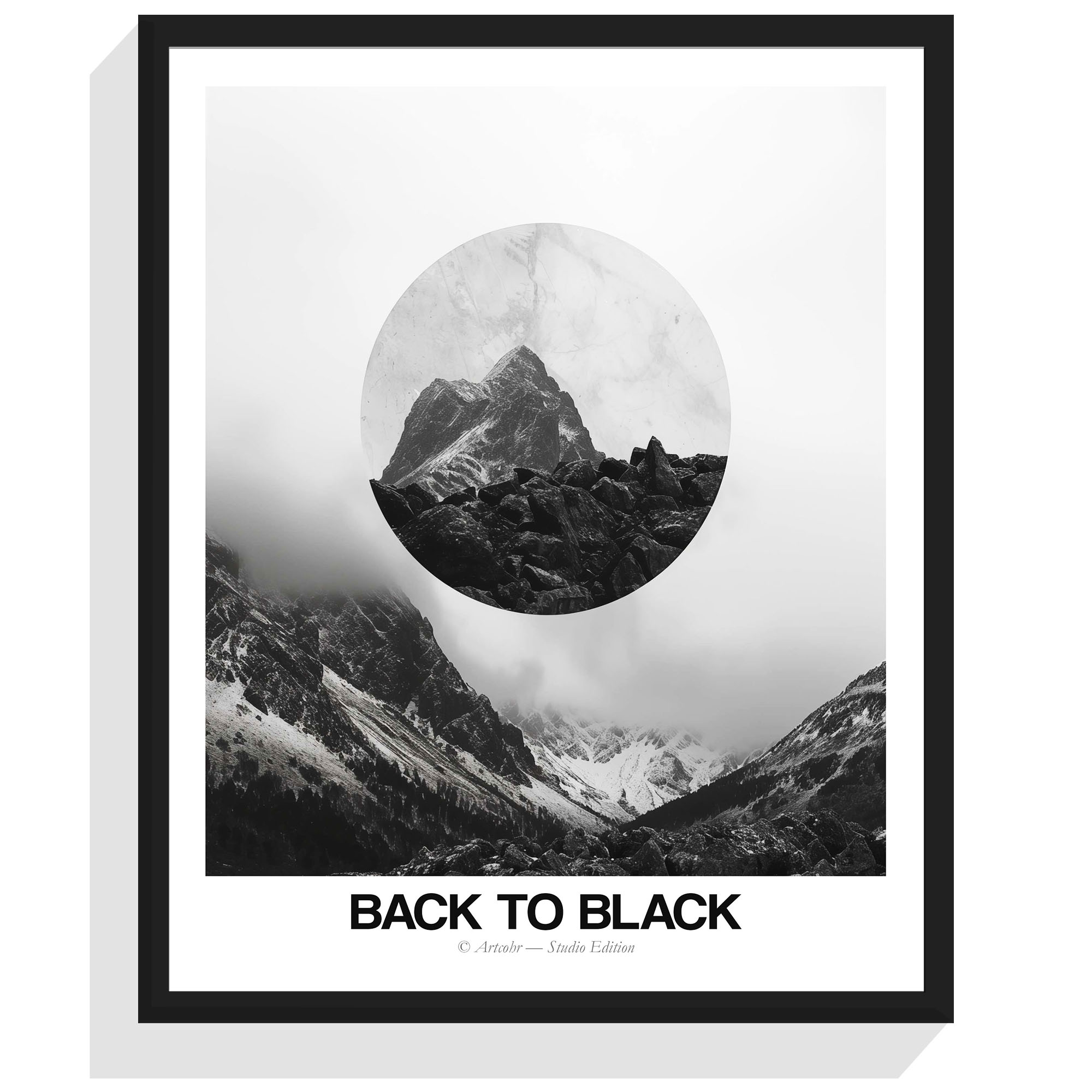 Back to Black No. 138 Art Poster Artcohr | Art for Creatives 2 Back to Black No. 138 Art Poster Artcohr | Art for Creatives 2