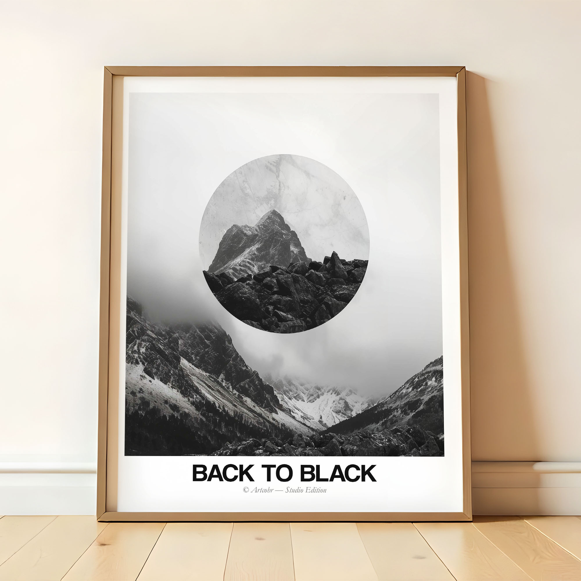 Back to Black No. 138 Art Poster Artcohr | Art for Creatives 4 Back to Black No. 138 Art Poster Artcohr | Art for Creatives 4
