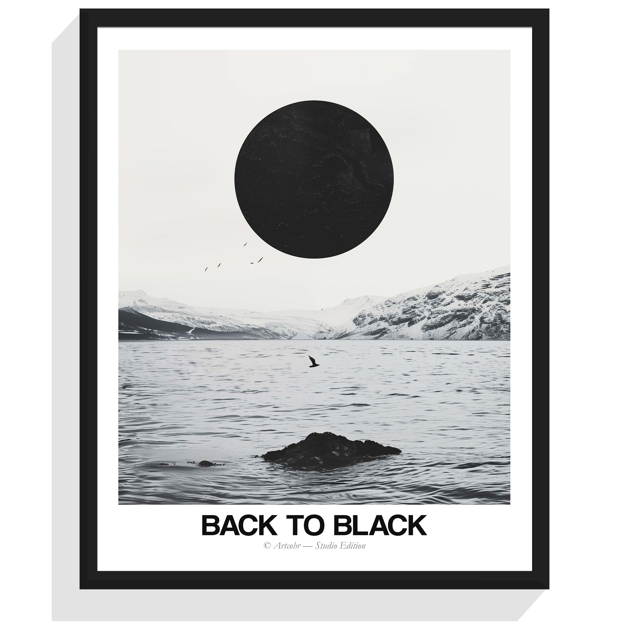 Back to Black No. 142 Art Poster Artcohr | Art for Creatives 2 Back to Black No. 142 Art Poster Artcohr | Art for Creatives 2