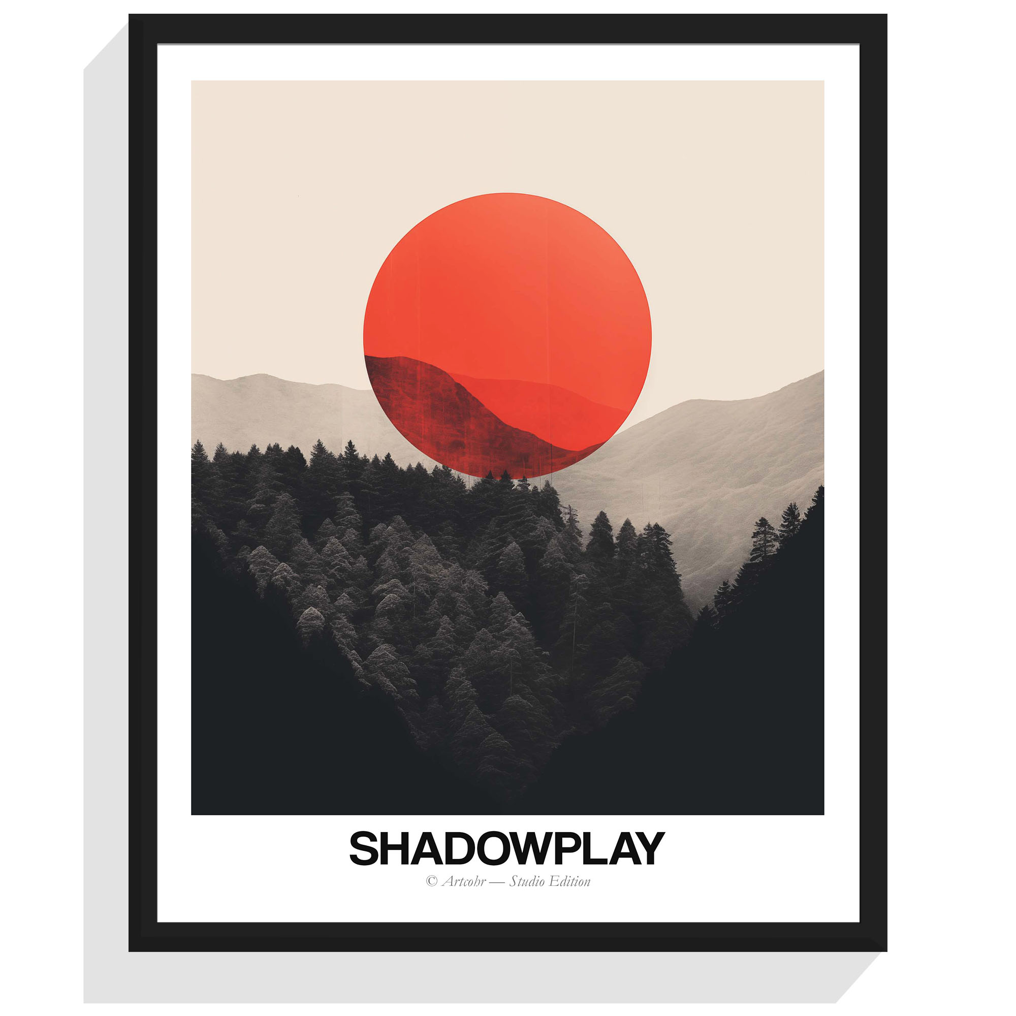 Shadowplay No. 155 Art Poster Artcohr | Art for Creatives 2 Shadowplay No. 155 Art Poster Artcohr | Art for Creatives 2