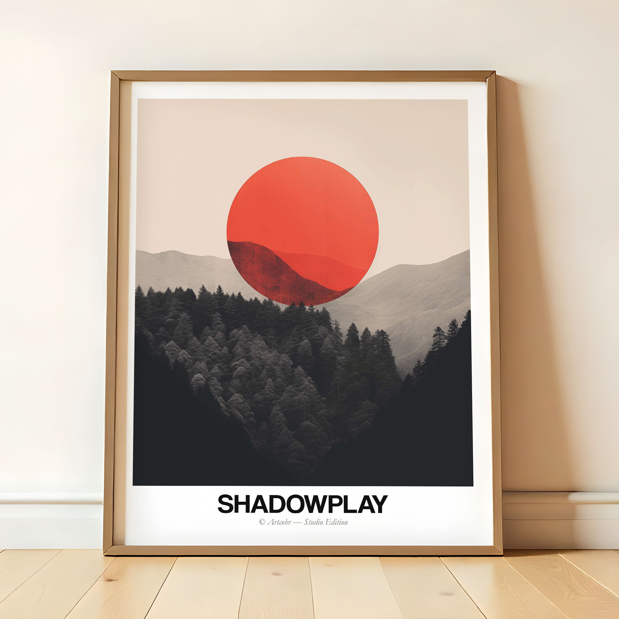 Shadowplay No. 155 Art Poster Artcohr | Art for Creatives 4 Shadowplay No. 155 Art Poster Artcohr | Art for Creatives 4