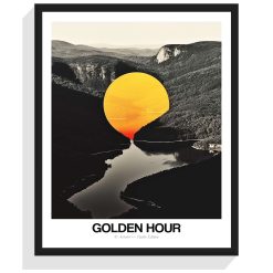 Golden Hour No. 167 Art Poster Artcohr | Art for Creatives 2