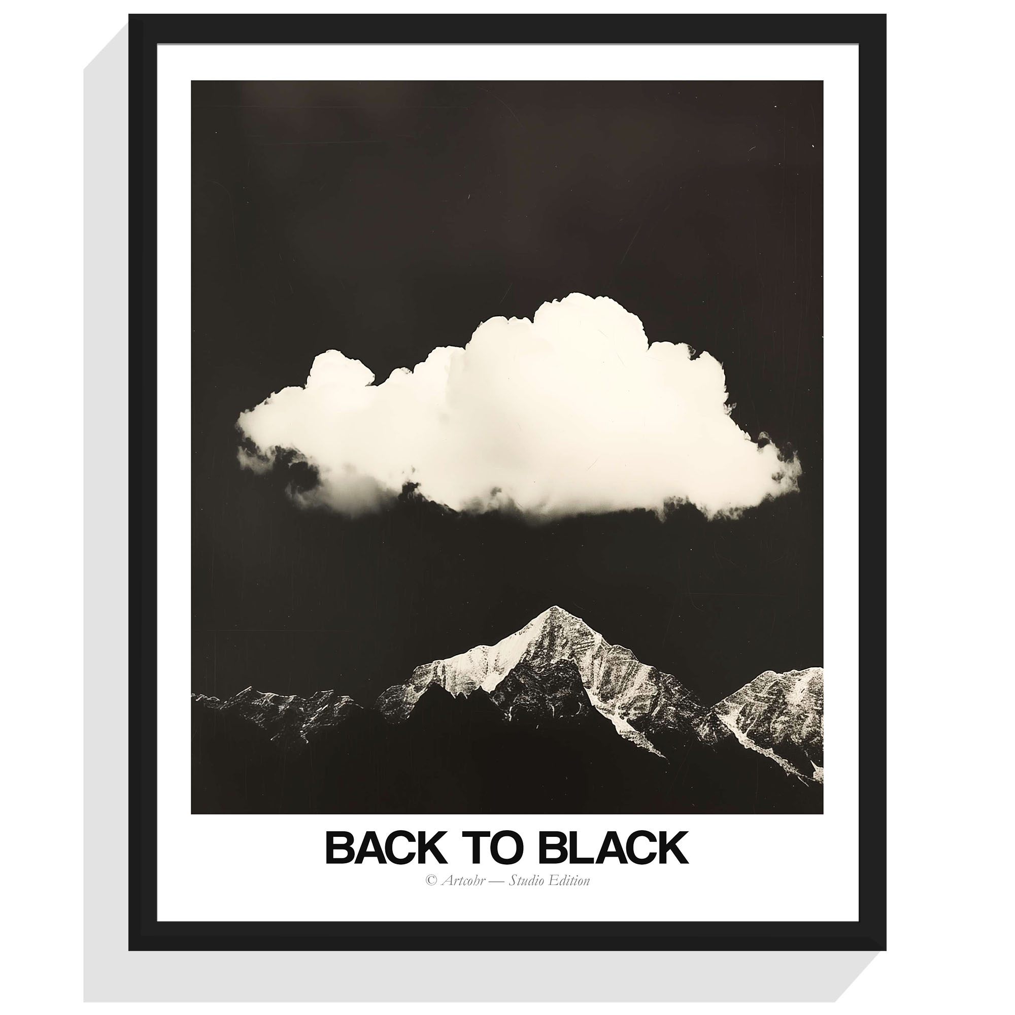 Back to Black No. 184 Art Poster Artcohr | Art for Creatives 2 Back to Black No. 184 Art Poster Artcohr | Art for Creatives 2