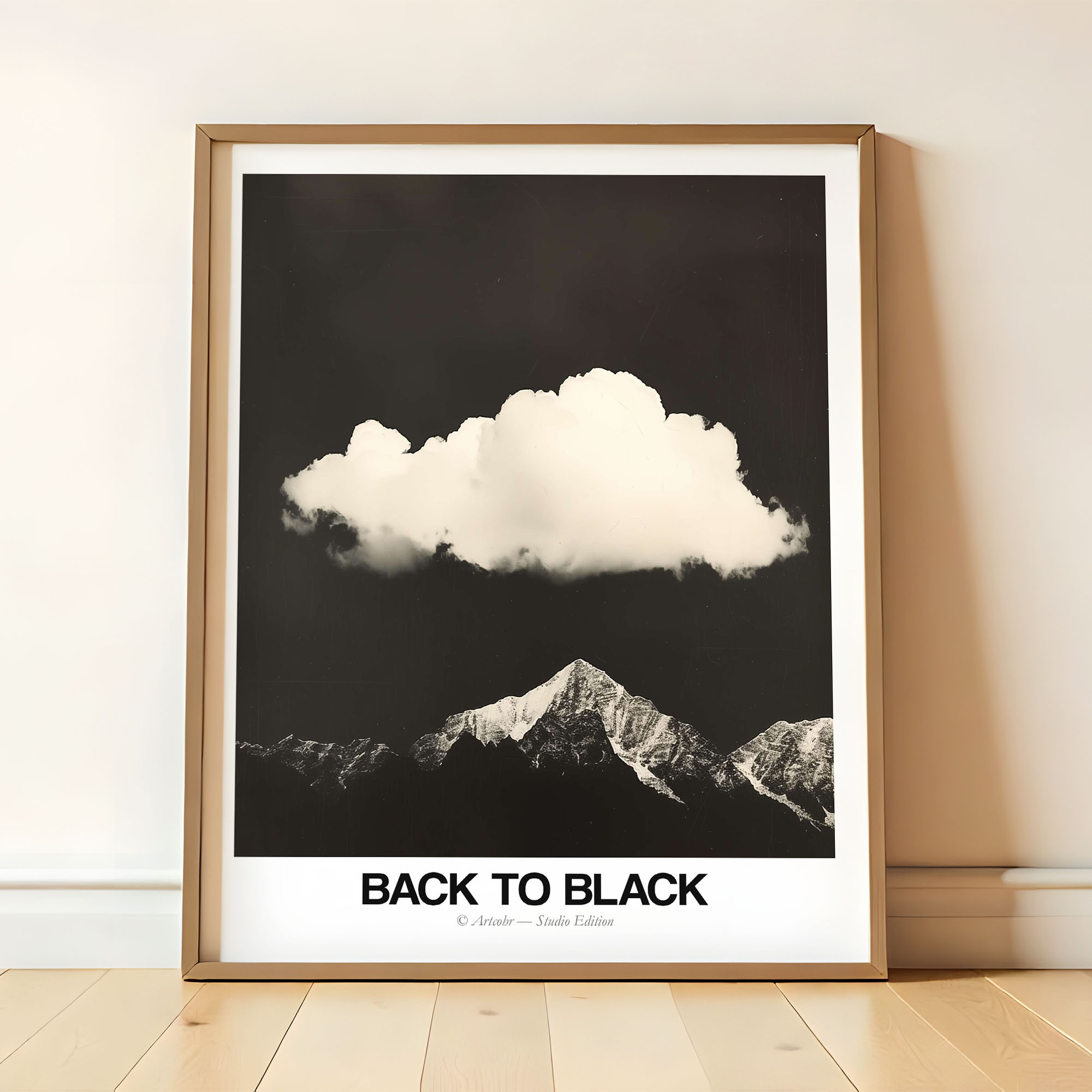Back to Black No. 184 Art Poster Artcohr | Art for Creatives 4 Back to Black No. 184 Art Poster Artcohr | Art for Creatives 4