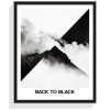 Back to Black No. 185 Art Poster Artcohr | Art for Creatives 2