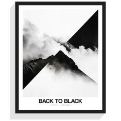 Back to Black No. 185 Art Poster Artcohr | Art for Creatives 2