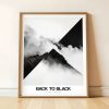 Back to Black No. 185 Art Poster Artcohr | Art for Creatives 4