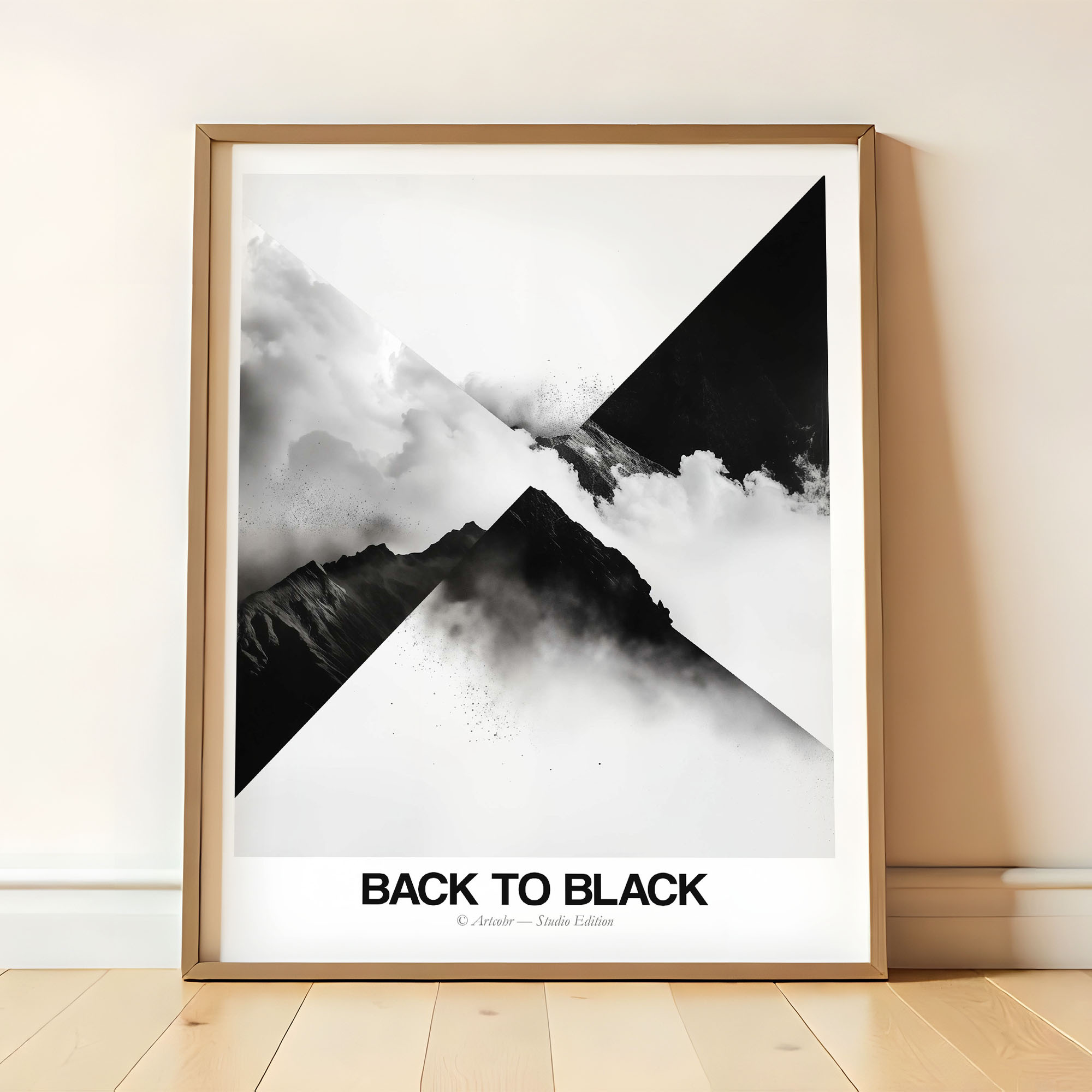 Back to Black No. 185 Art Poster Artcohr | Art for Creatives 4 Back to Black No. 185 Art Poster Artcohr | Art for Creatives 4