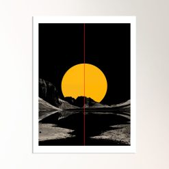 Golden Hour No. 208 Art Poster Artcohr | Art for Creatives 4