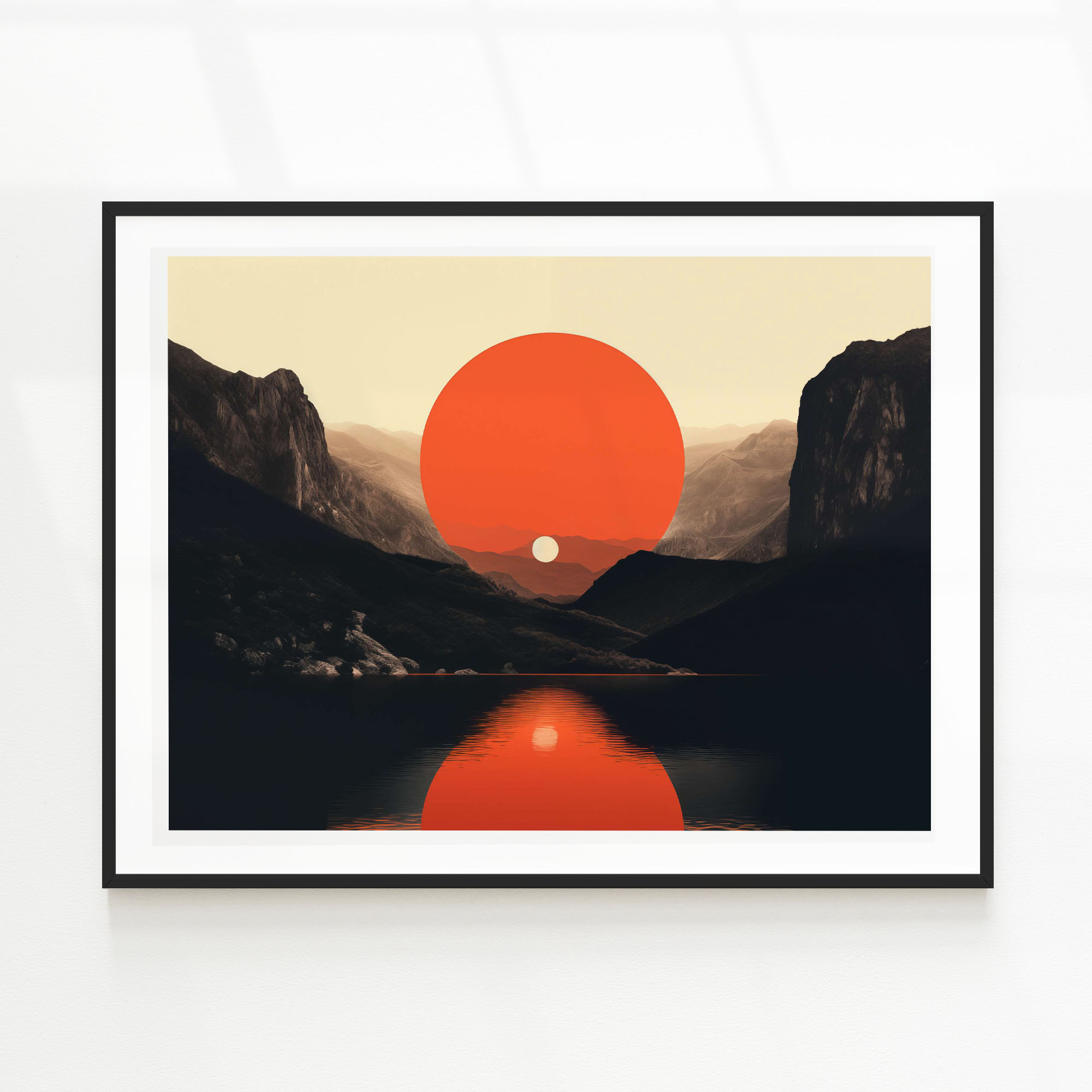 Santiago Shadows No. 332 Art Poster Artcohr | Art for Creatives 332